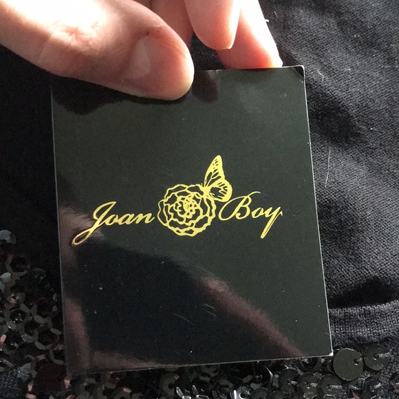 Joan Boyce black sleeveless sequined tank top. Brand New Size Medium. - Picture 6 of 10